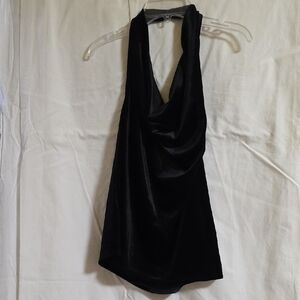 Express Black Halter Top